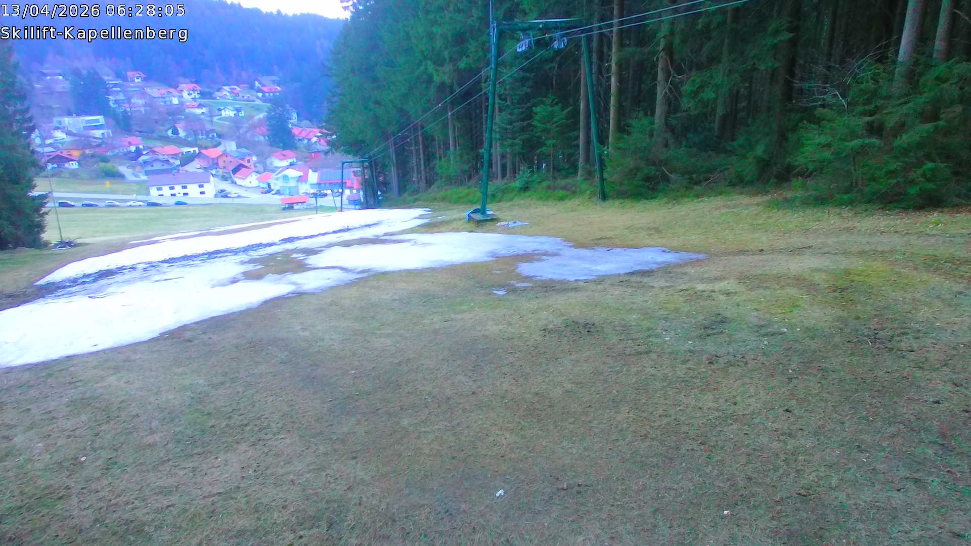 Archived image Webcam Ski Resort Kapellenberg