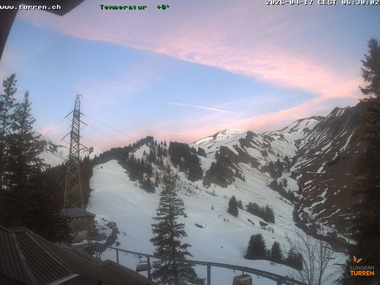 Archived image Webcam Lungern-Turren-Bahn