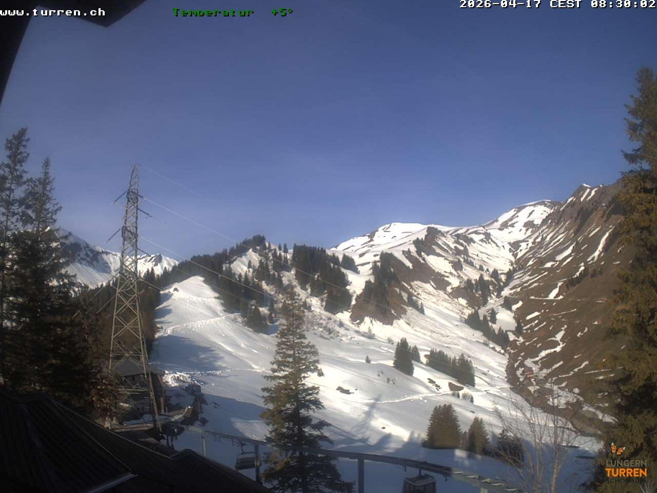 Archived image Webcam Lungern-Turren-Bahn