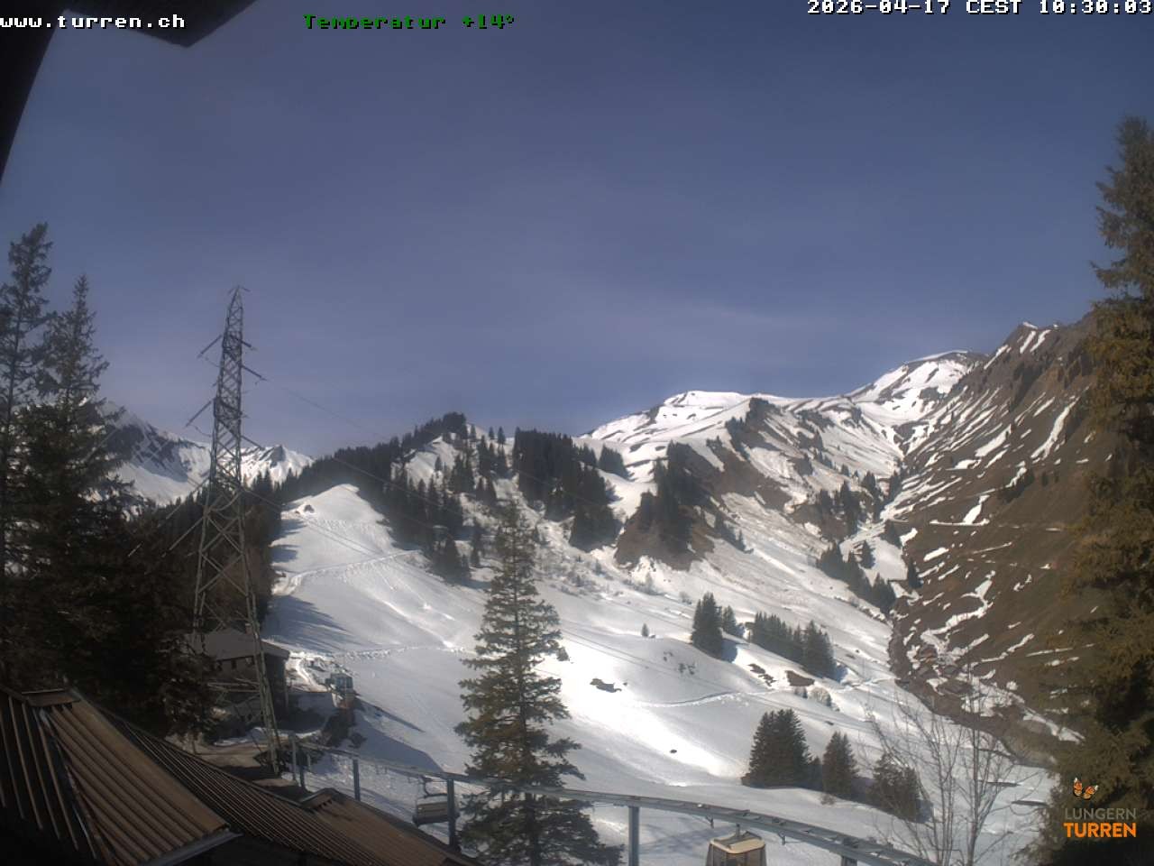 Archived image Webcam Lungern-Turren-Bahn