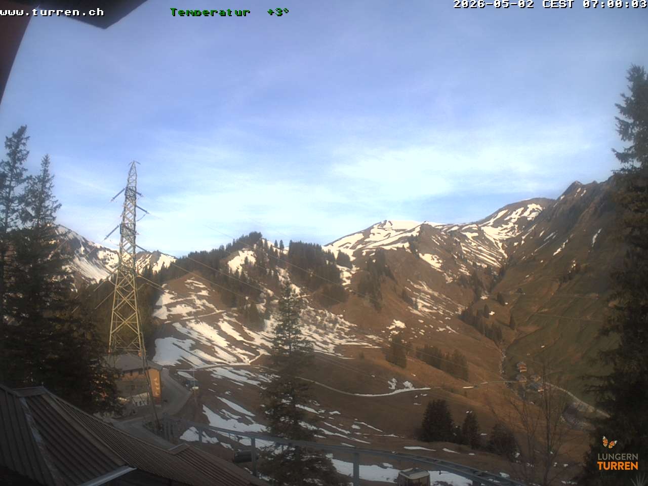 Archived image Webcam Lungern-Turren-Bahn