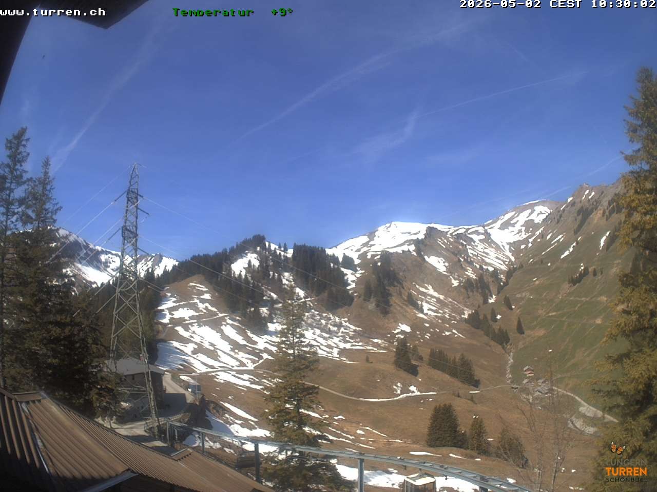 Archived image Webcam Lungern-Turren-Bahn