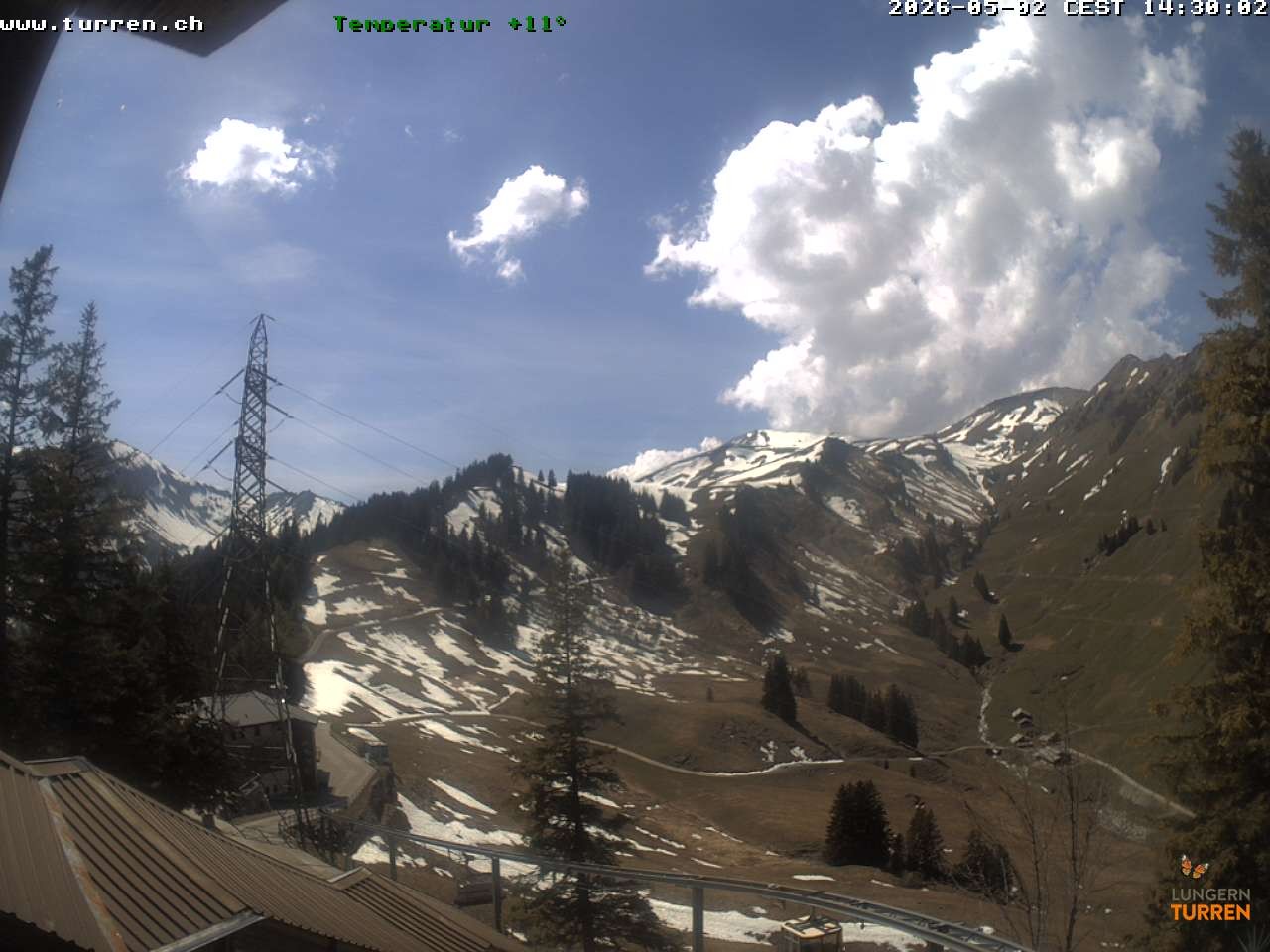 Archived image Webcam Lungern-Turren-Bahn