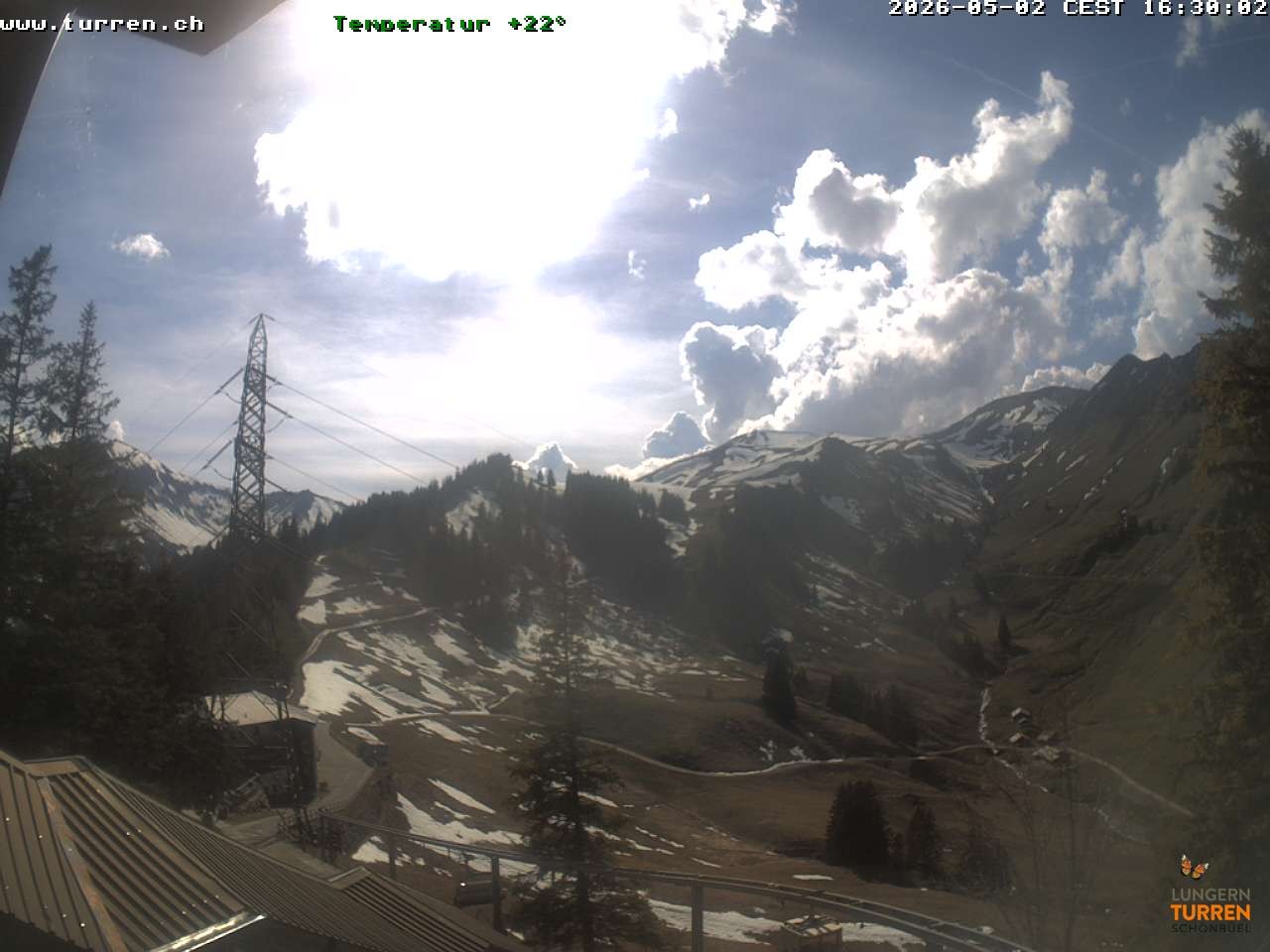 Archived image Webcam Lungern-Turren-Bahn