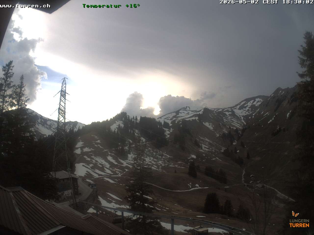 Archived image Webcam Lungern-Turren-Bahn