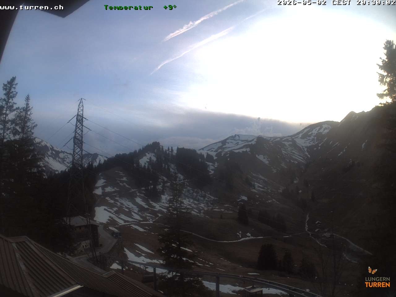 Archiv Foto Webcam Lungern-Turren-Bahn
