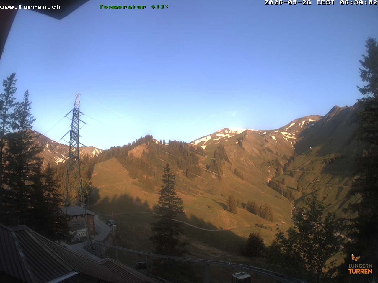 Archiv Foto Webcam Lungern-Turren-Bahn