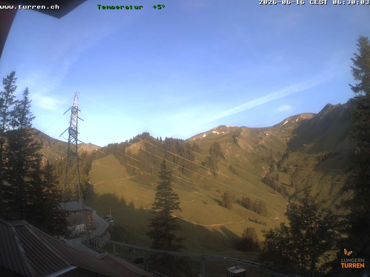 Archiv Foto Webcam Lungern-Turren-Bahn