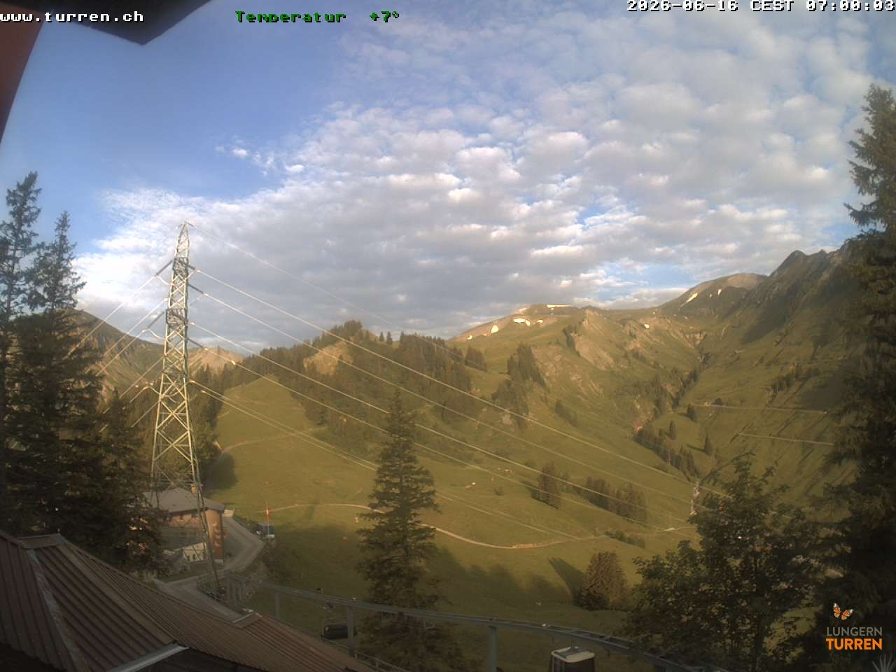 Archiv Foto Webcam Lungern-Turren-Bahn