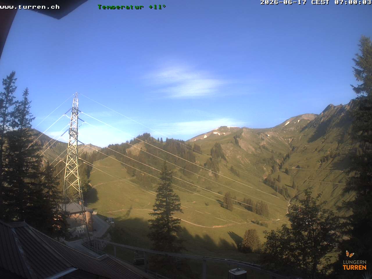 Archiv Foto Webcam Lungern-Turren-Bahn