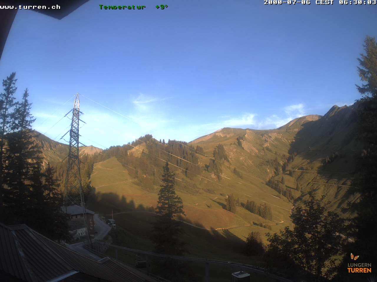 Archiv Foto Webcam Lungern-Turren-Bahn