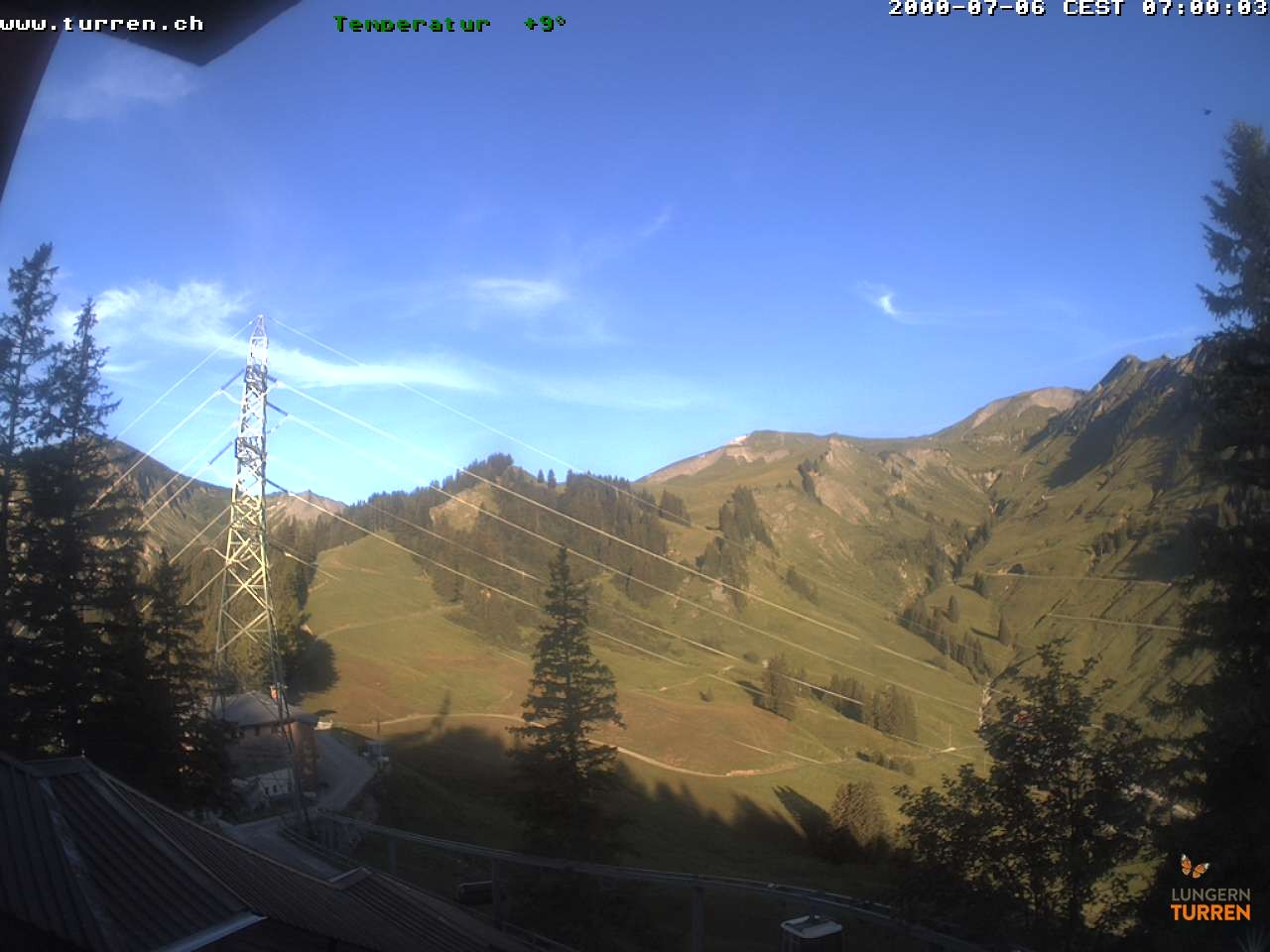 Archiv Foto Webcam Lungern-Turren-Bahn