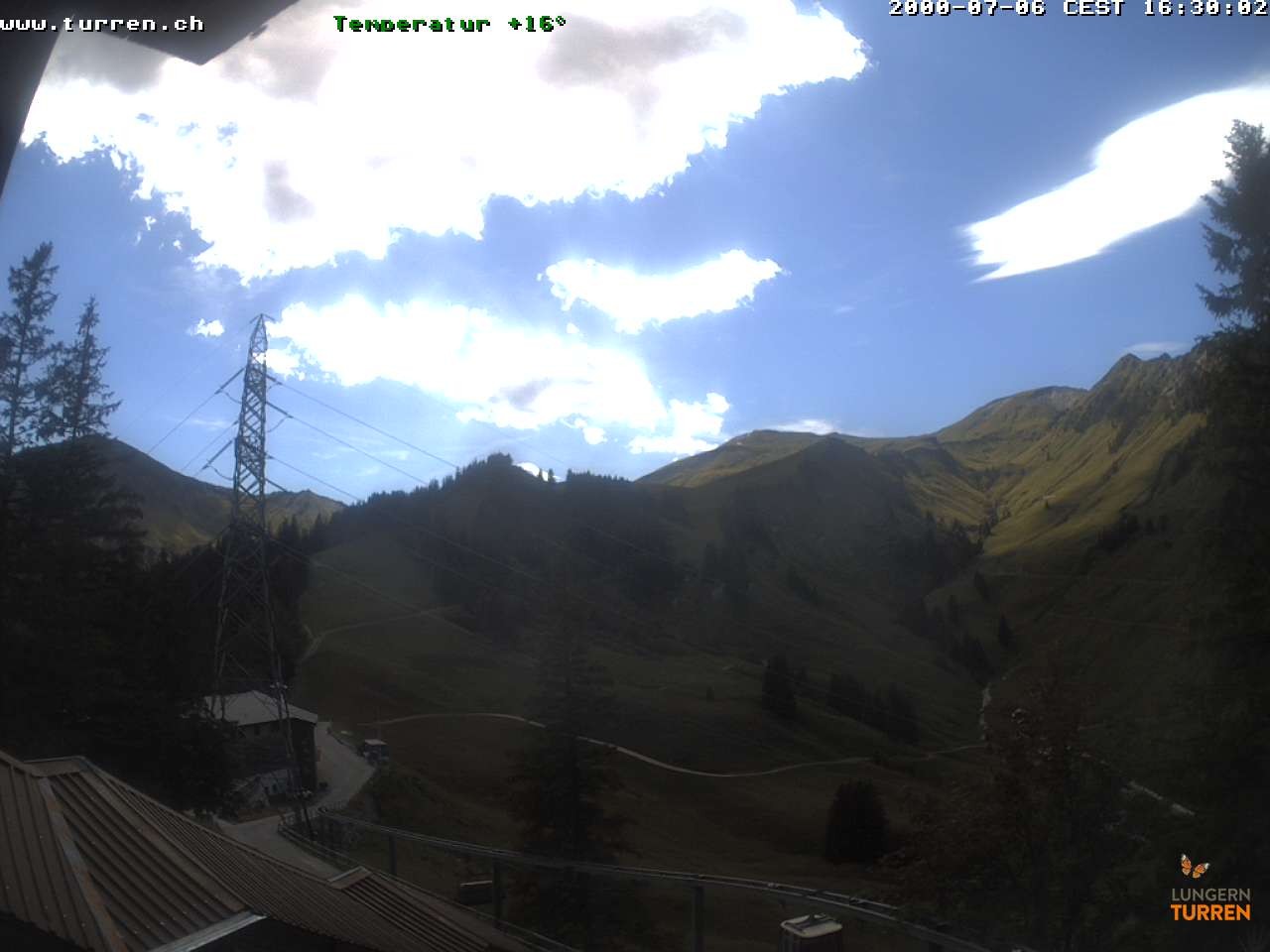 Archiv Foto Webcam Lungern-Turren-Bahn