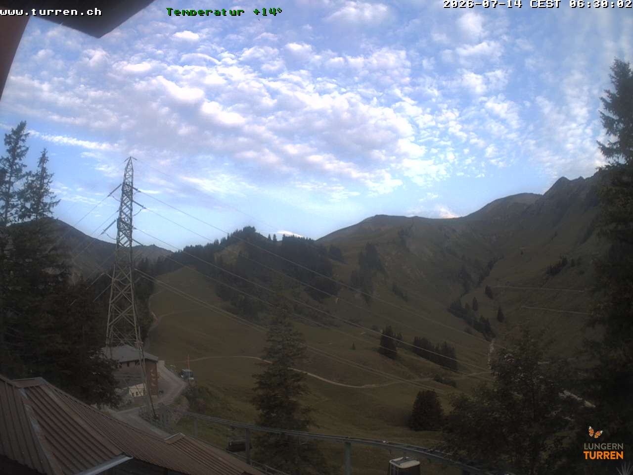 Archiv Foto Webcam Lungern-Turren-Bahn