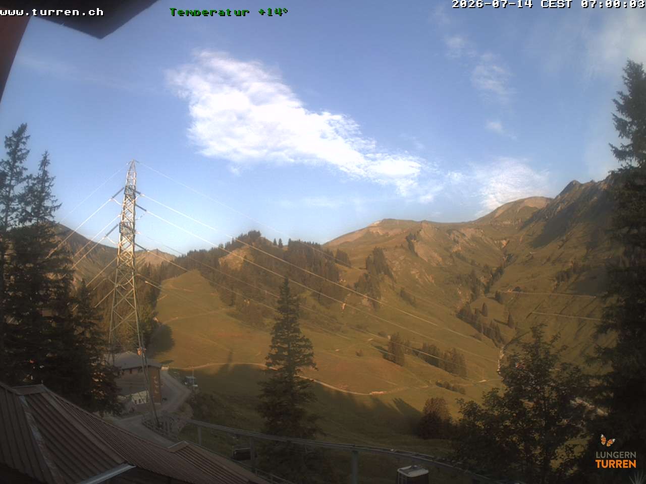 Archiv Foto Webcam Lungern-Turren-Bahn