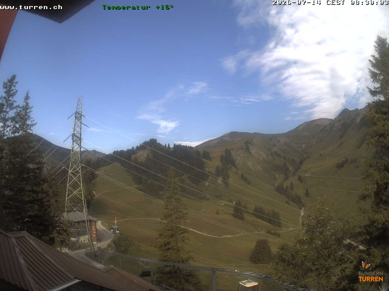 Archiv Foto Webcam Lungern-Turren-Bahn