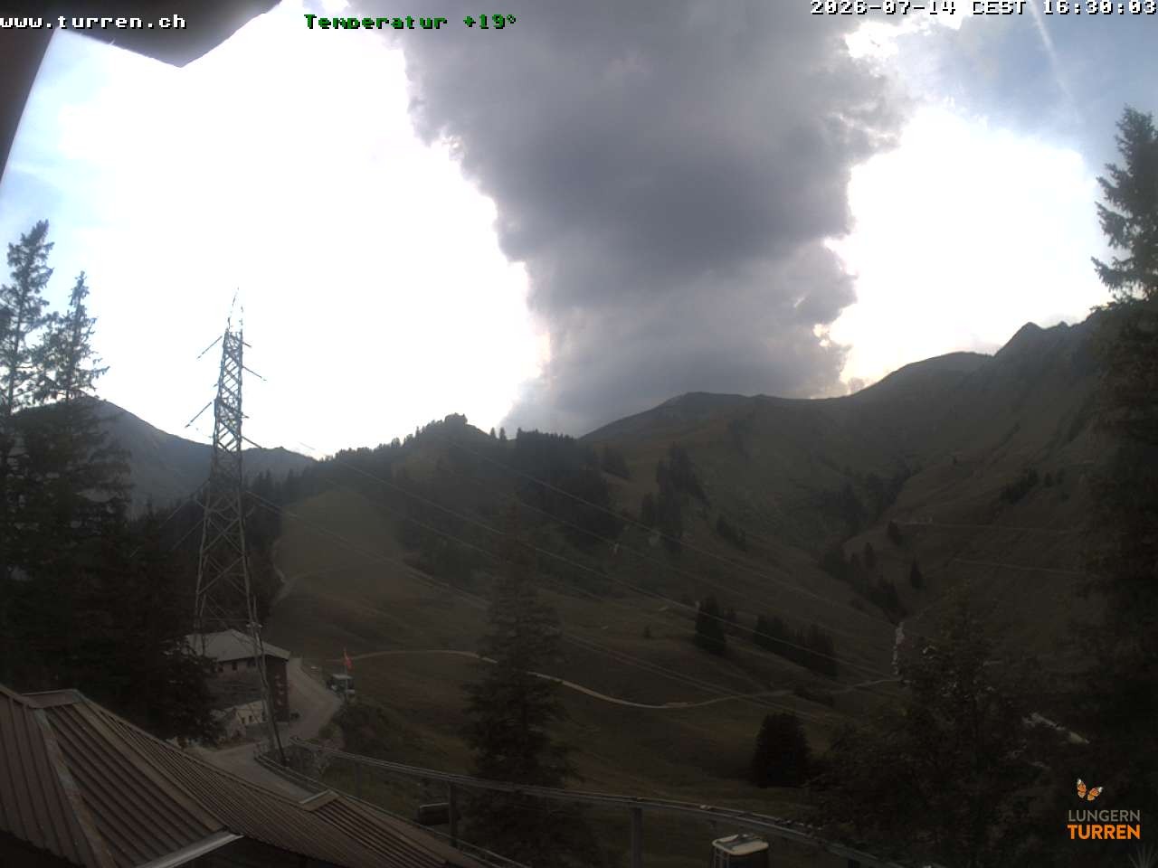 Archiv Foto Webcam Lungern-Turren-Bahn