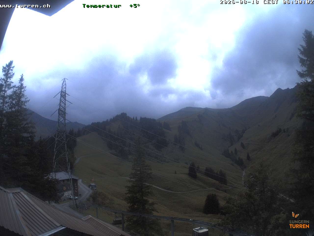 Archiv Foto Webcam Lungern-Turren-Bahn