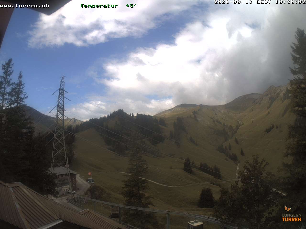 Archiv Foto Webcam Lungern-Turren-Bahn