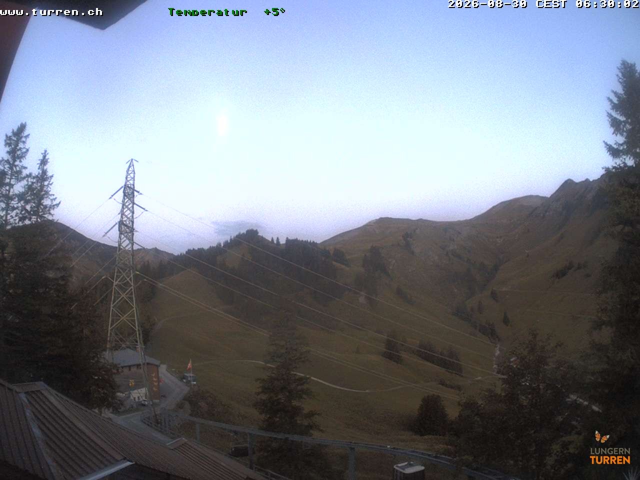 Archived image Webcam Lungern-Turren-Bahn