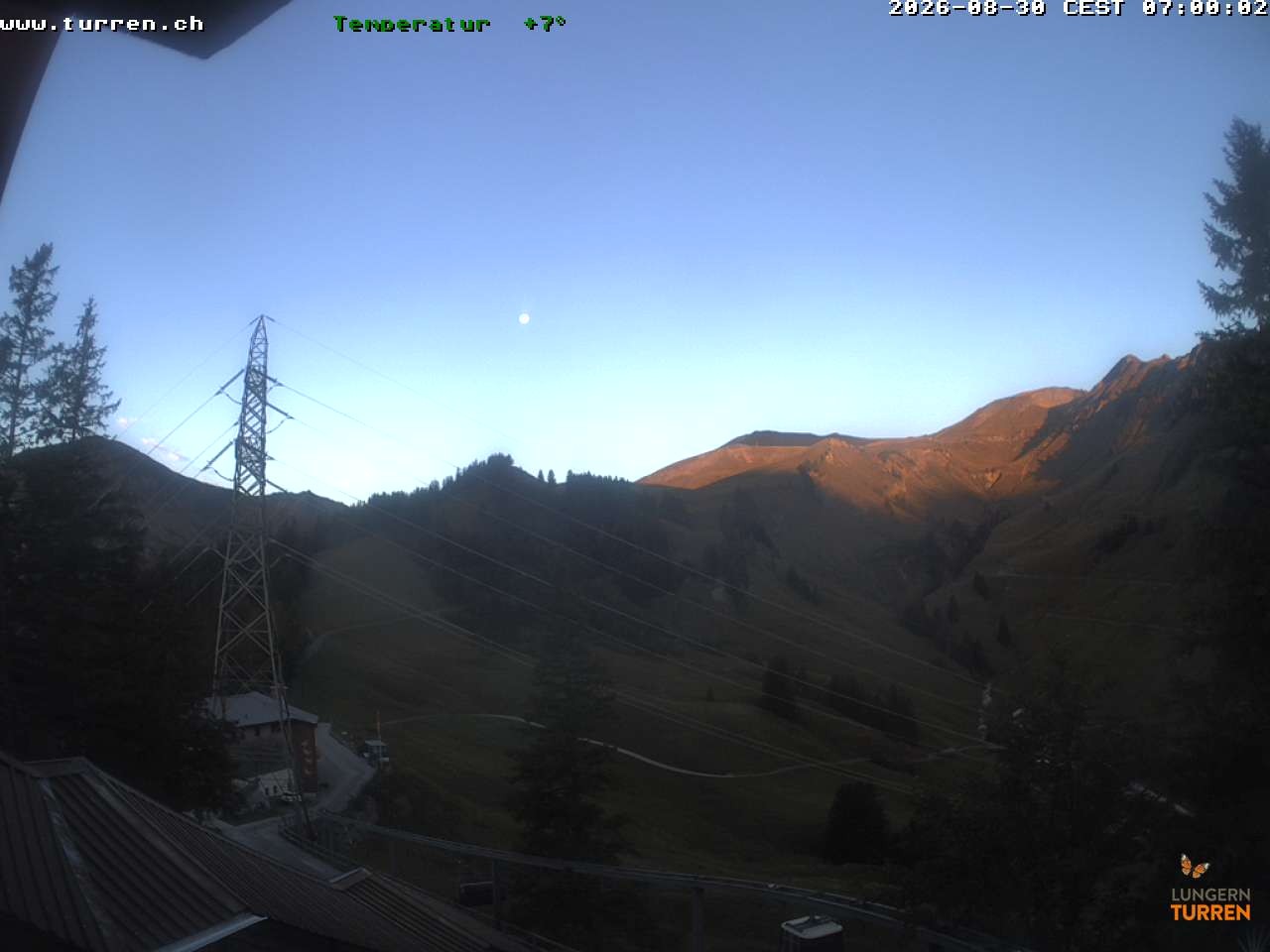 Archived image Webcam Lungern-Turren-Bahn