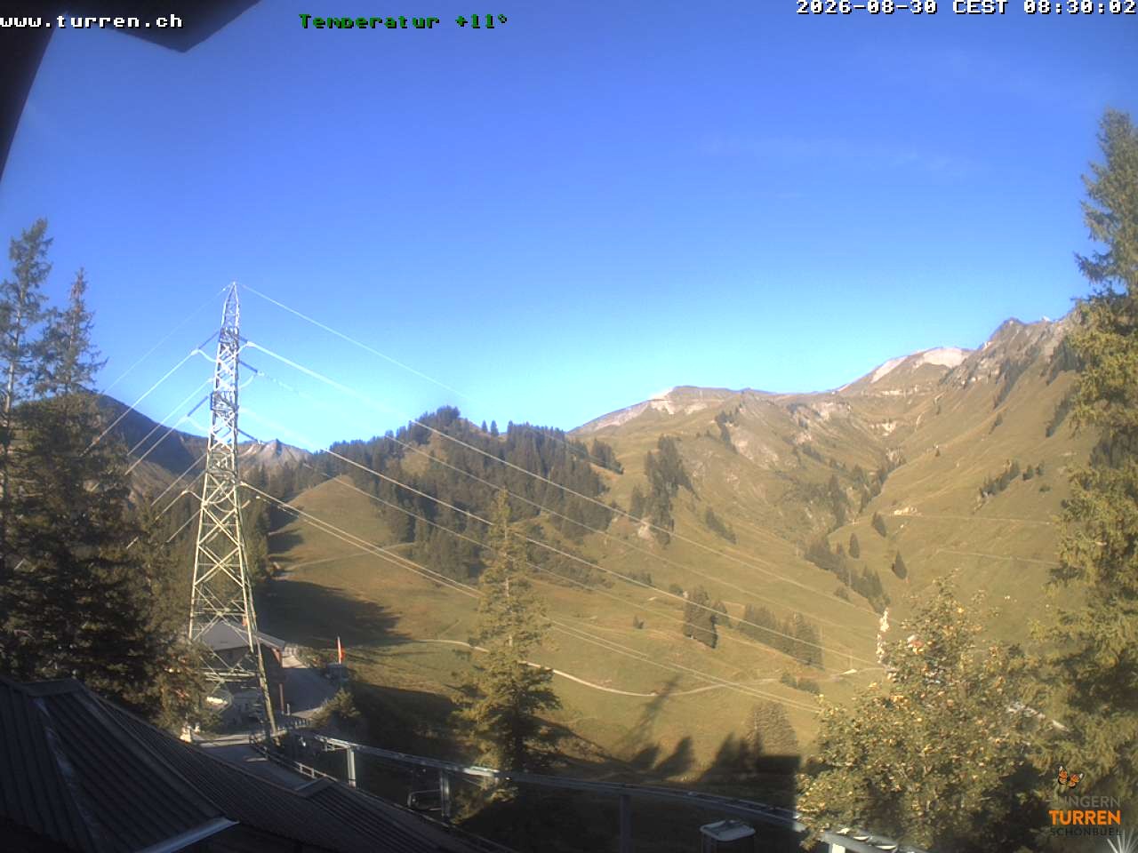 Archived image Webcam Lungern-Turren-Bahn