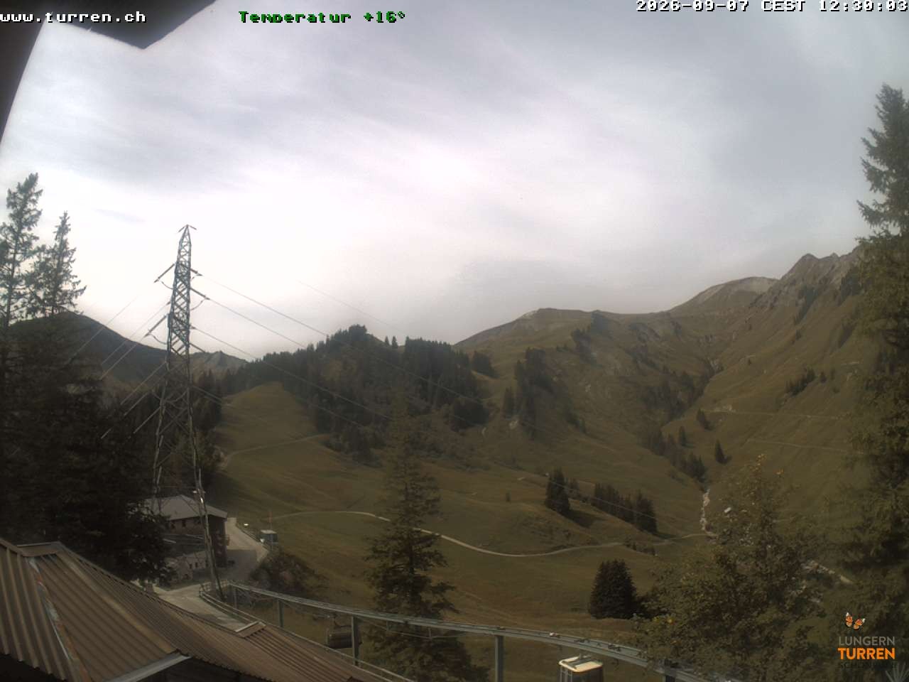 Archiv Foto Webcam Lungern-Turren-Bahn