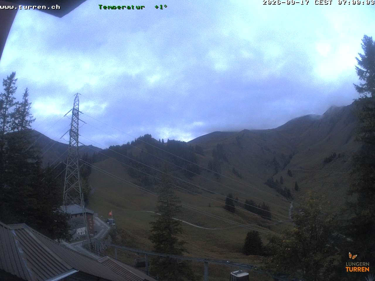Archived image Webcam Lungern-Turren-Bahn