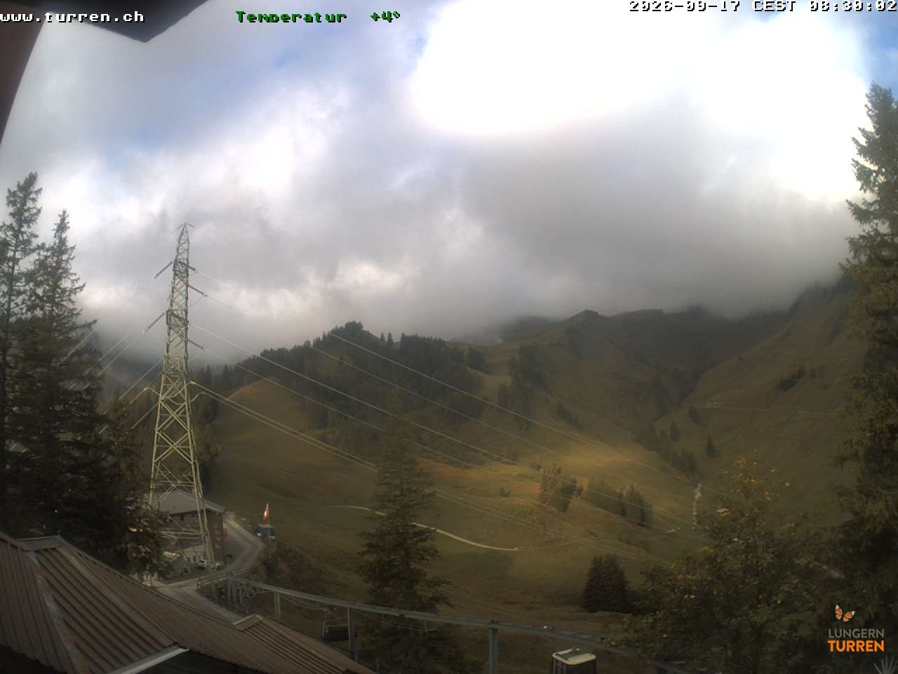 Archived image Webcam Lungern-Turren-Bahn