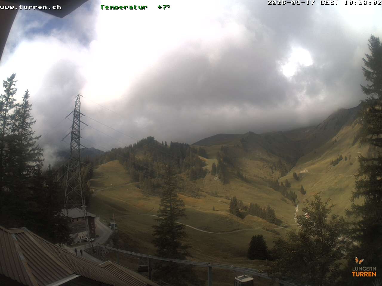 Archived image Webcam Lungern-Turren-Bahn
