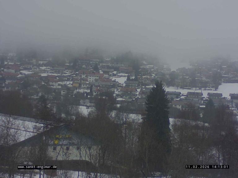 Archiv Foto Webcam Sankt Englmare Ortsblick