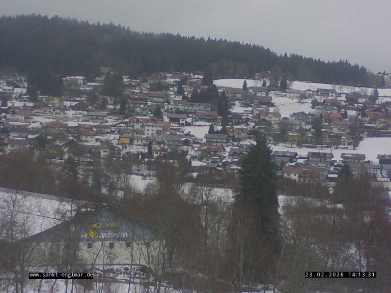 Archiv Foto Webcam Sankt Englmare Ortsblick
