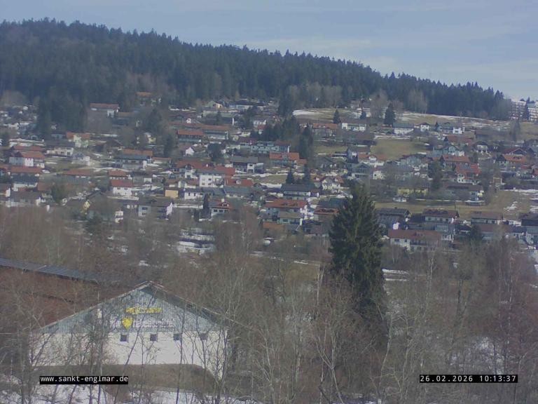 Archived image Webcam Village - Sankt Englmar
