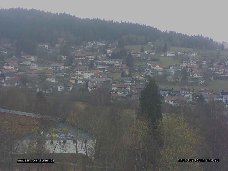 Archiv Foto Webcam Sankt Englmare Ortsblick