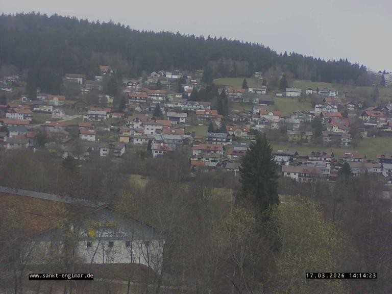 Archiv Foto Webcam Sankt Englmare Ortsblick
