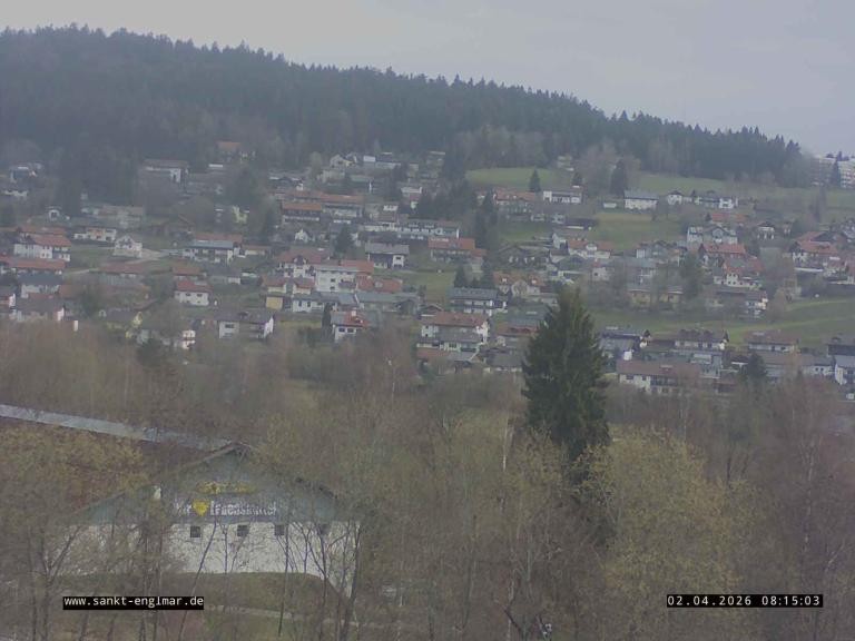 Archiv Foto Webcam Sankt Englmare Ortsblick