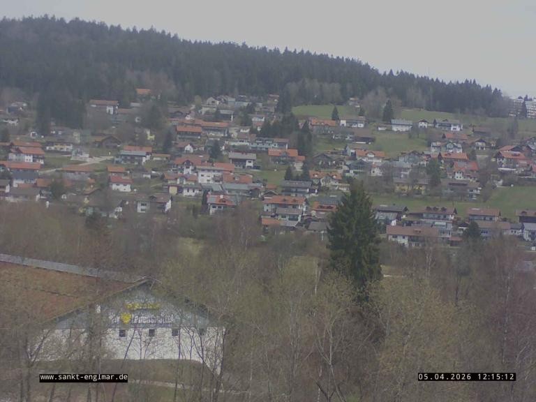 Archiv Foto Webcam Sankt Englmare Ortsblick