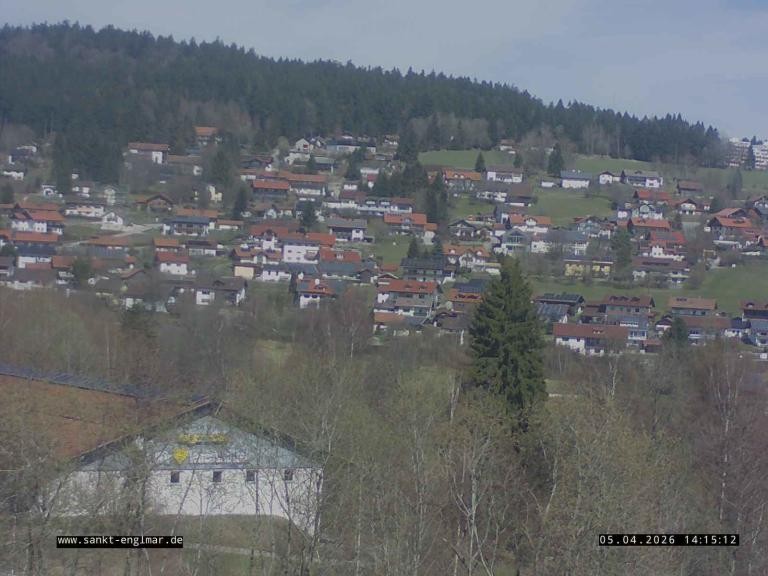Archiv Foto Webcam Sankt Englmare Ortsblick