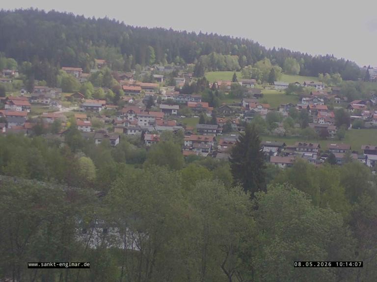 Archived image Webcam Village - Sankt Englmar