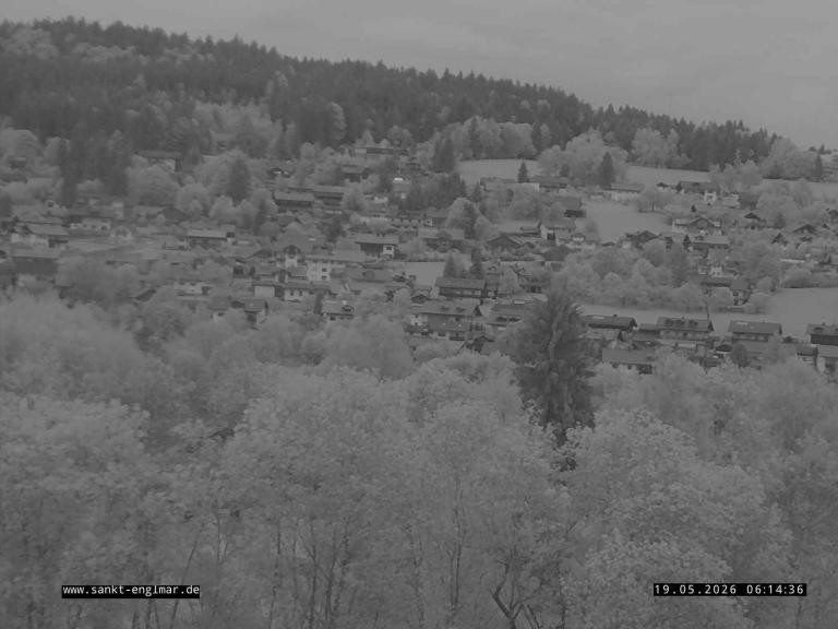 Archiv Foto Webcam Sankt Englmare Ortsblick