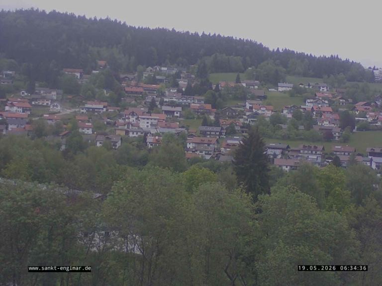 Archiv Foto Webcam Sankt Englmare Ortsblick