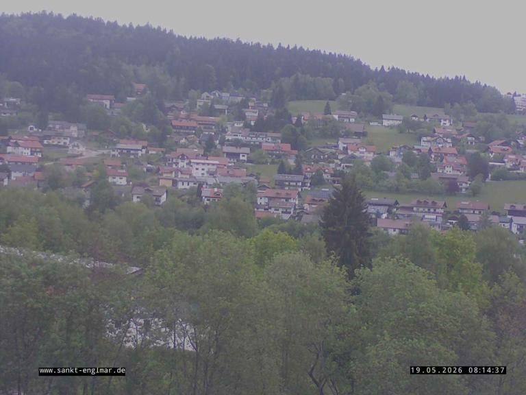 Archiv Foto Webcam Sankt Englmare Ortsblick