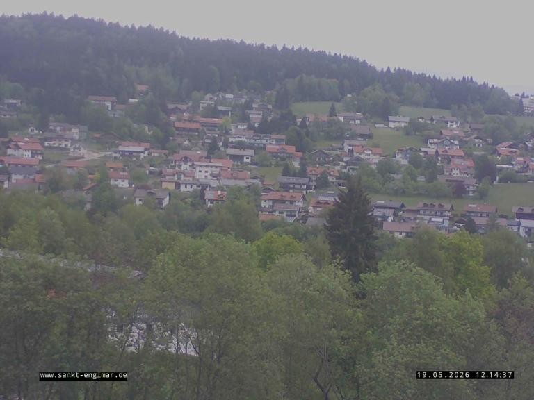 Archiv Foto Webcam Sankt Englmare Ortsblick