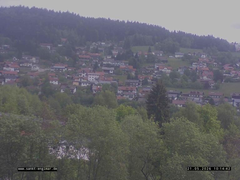 Archived image Webcam Village - Sankt Englmar