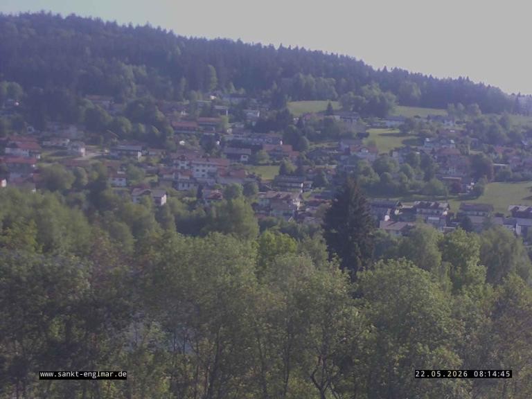 Archiv Foto Webcam Sankt Englmare Ortsblick