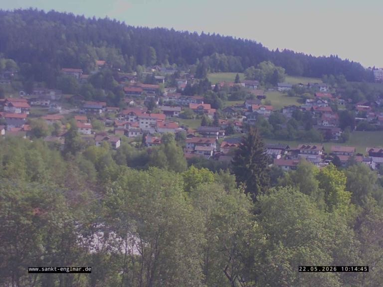 Archiv Foto Webcam Sankt Englmare Ortsblick