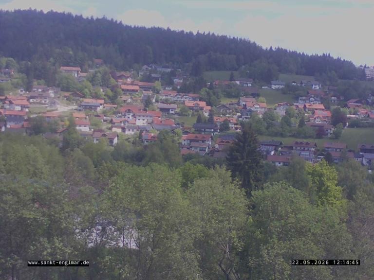 Archiv Foto Webcam Sankt Englmare Ortsblick