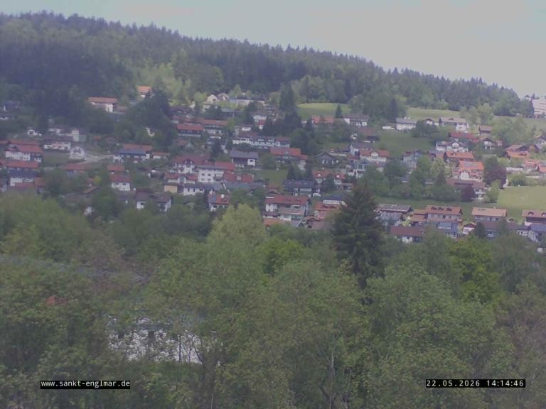 Archiv Foto Webcam Sankt Englmare Ortsblick
