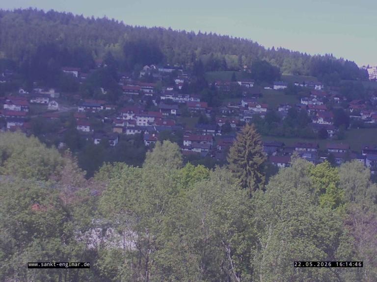 Archiv Foto Webcam Sankt Englmare Ortsblick
