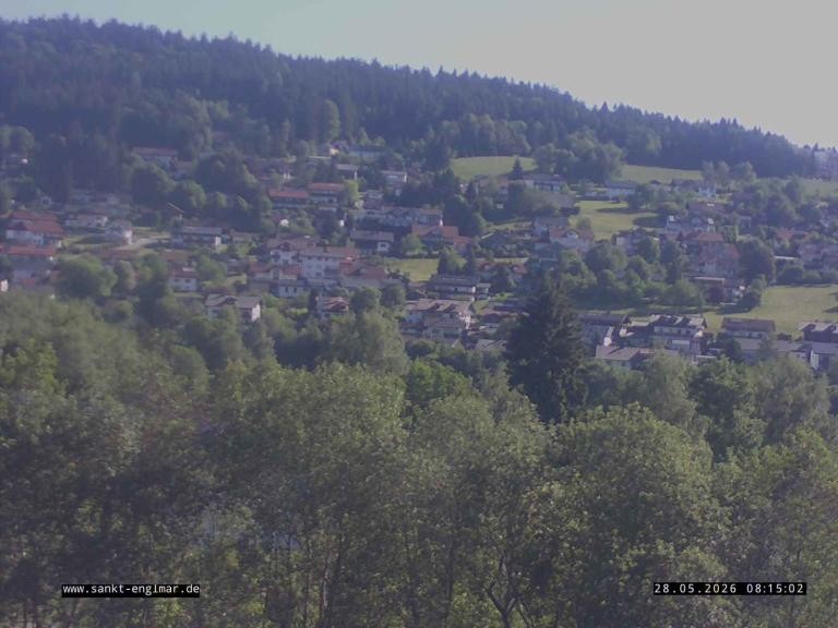 Archiv Foto Webcam Sankt Englmare Ortsblick